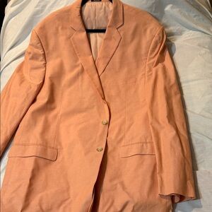 Saddlebred Checkered Peach Blazer
